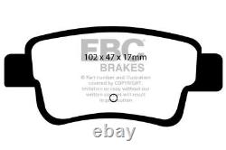 DP41599R IN STOCK EBC Yellowstuff Performance Brake Pads Street and Track Rear