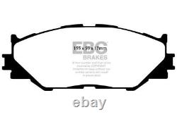DP41772R EBC Yellowstuff Performance Brake Pads Street and Track Front