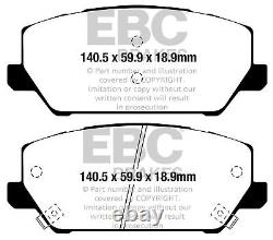 DP42343R IN STOCK EBC Yellowstuff Performance Brake Pads Street and Track Front