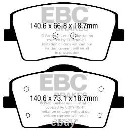 DP42365R EBC Yellowstuff Performance Brake Pads Street and Track Front