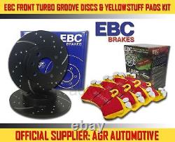 EBC FRONT GD DISCS YELLOWSTUFF PADS 312mm FOR AUDI A3 (8V) 2.0 TD 150 BHP 2012