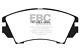 EBC Yellowstuff Front Brake Pads for Chevrolet Malibu 2.4 (2012 on)