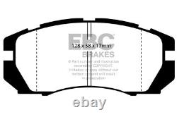 EBC Yellowstuff Front Brake Pads for Subaru Legacy 2.5 (BD9) (96 99)