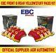 Ebc Yellowstuff Front + Rear Pads Kit For Subaru Brz 2 2012