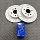 Ford Focus MK2 ST 225 Dimpled Grooved Rear Brake Discs EBC Yellowstuff Pads