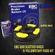 NEW EBC 255mm FRONT USR SLOTTED BRAKE DISCS AND YELLOWSTUFF PADS KIT PD08KF490