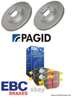 Pagid Front Brake Discs & EBC Yellowstuff Front Pads for Ford Fiesta MK7 ST180